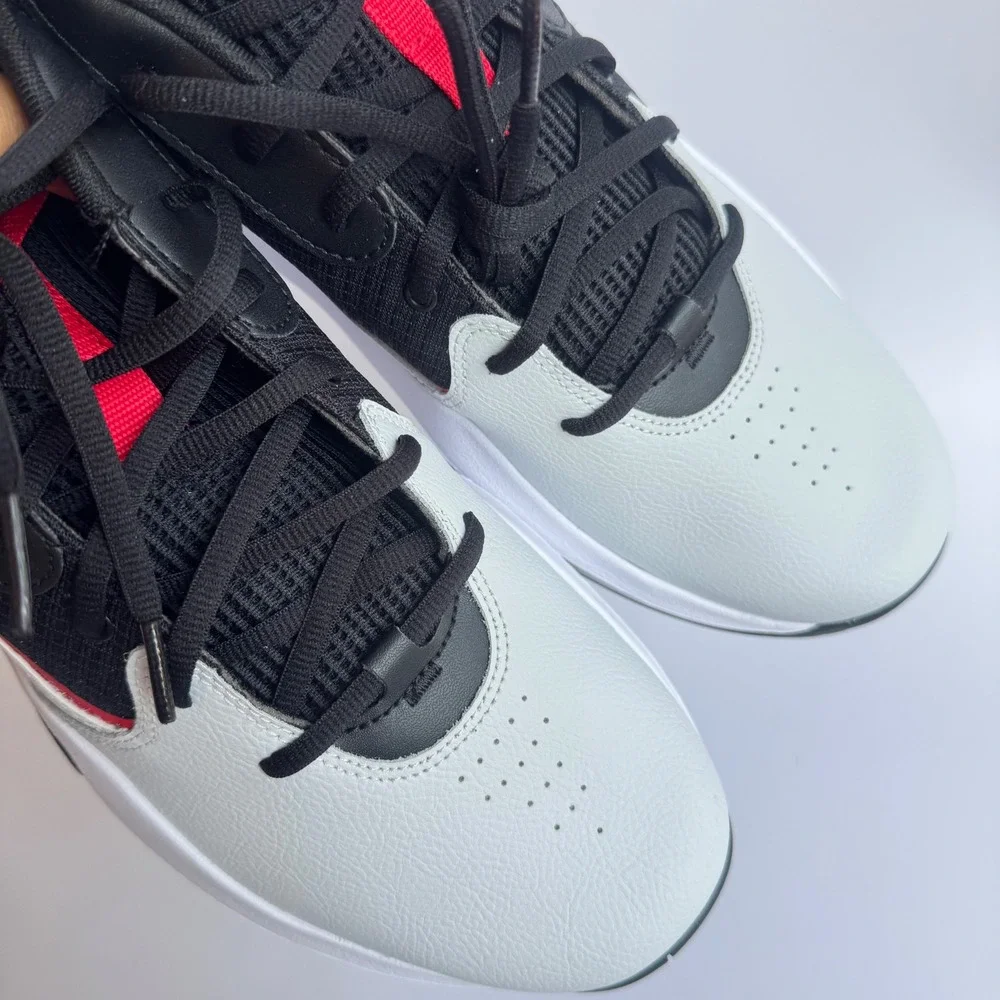 Under Armour UA Lockdown 7 Gray Red Black Mens Basketball Shoes Sneakers Size 13